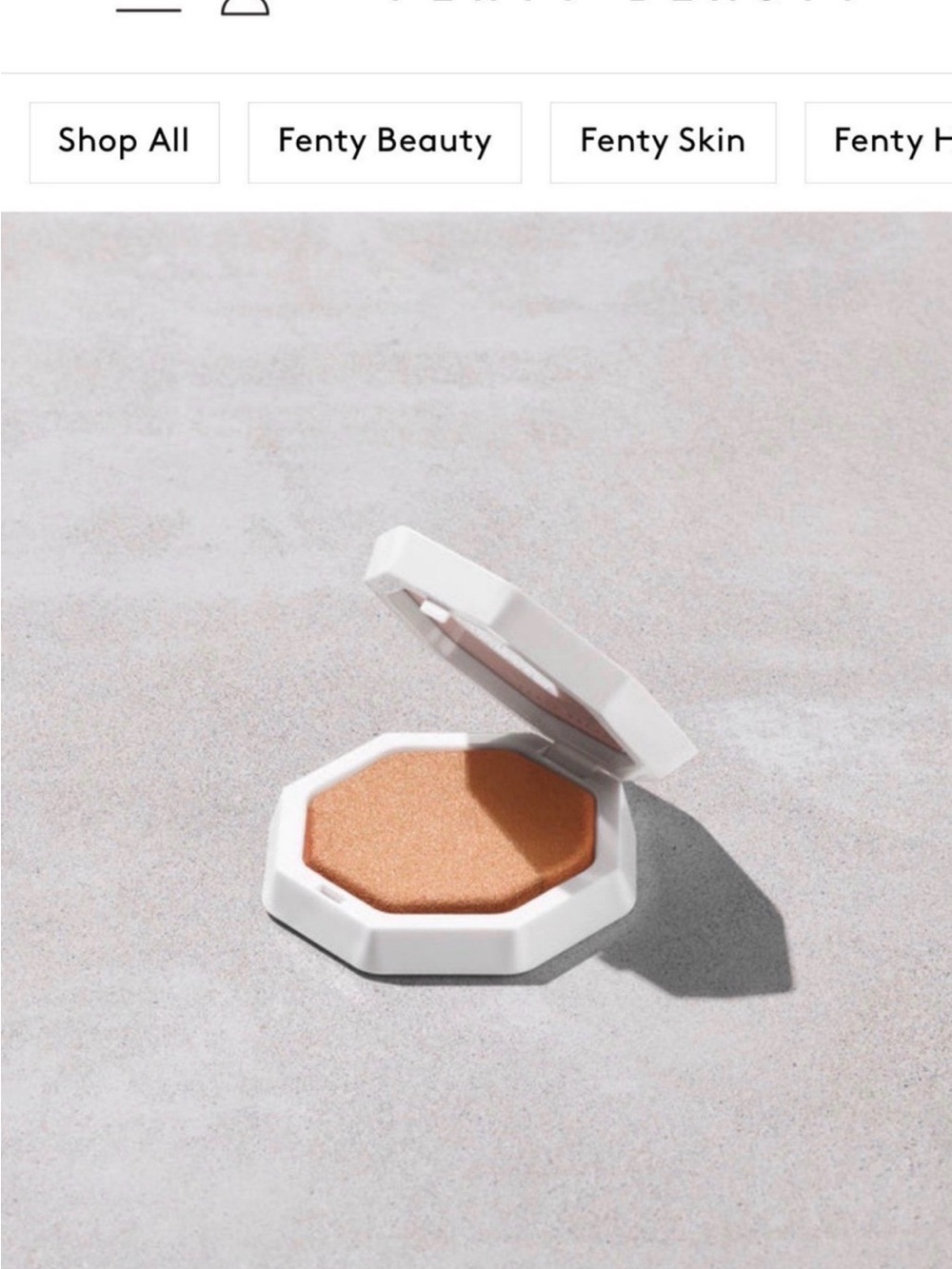 Fenty-Demi’Glow Light-Diffusing HighLighter in shade Java Jitt’Rs